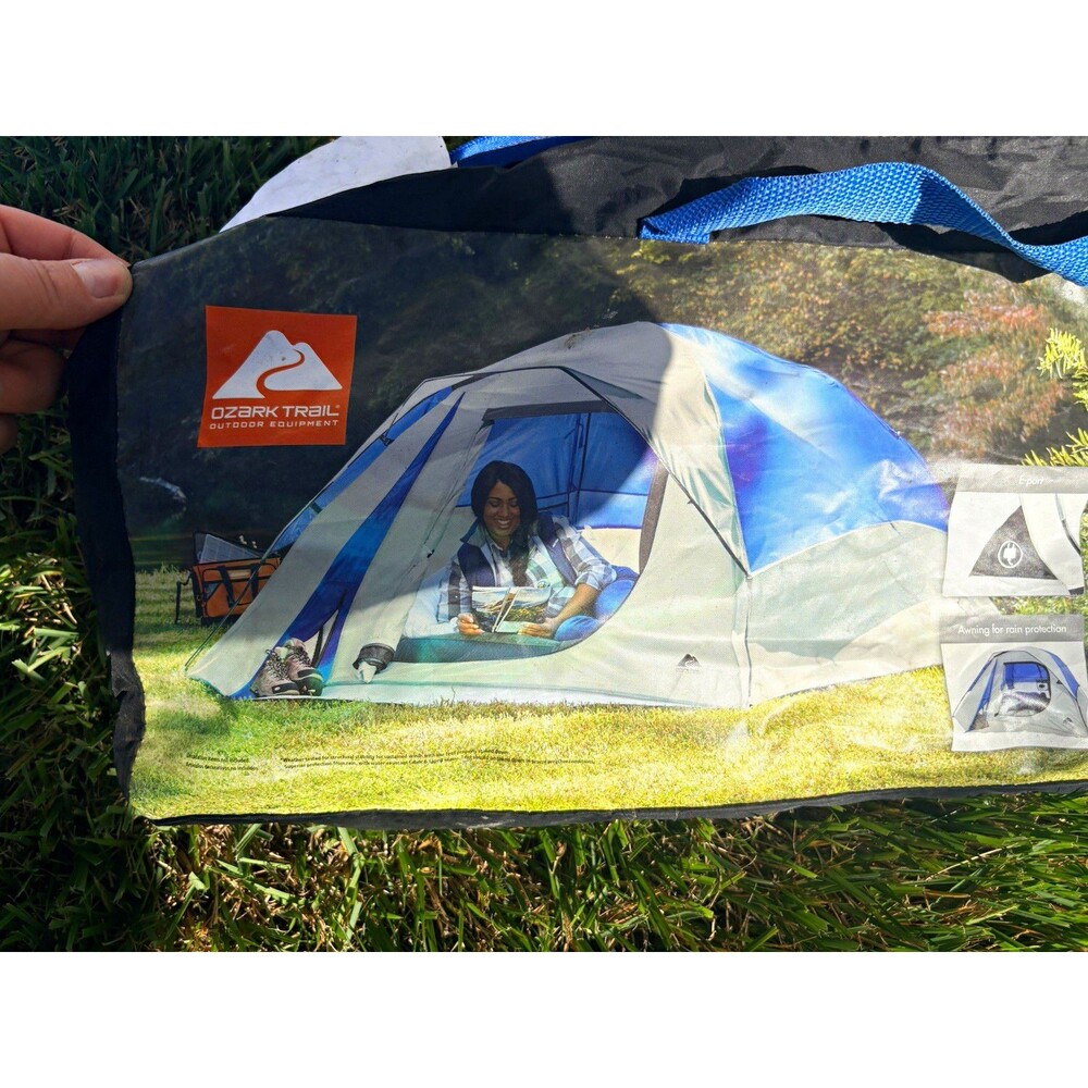 Ozark Trail 4-Person Tent + Sleepingo Inflatable Sleeping Pad Bundle